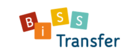 Logo Schriftzug BiSS Transfer, bunte Quadrate
