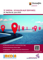 IMedia-Plakat mit PL-Logo, iMedia-Logo, Bild Straße mit Standortmarkierungen